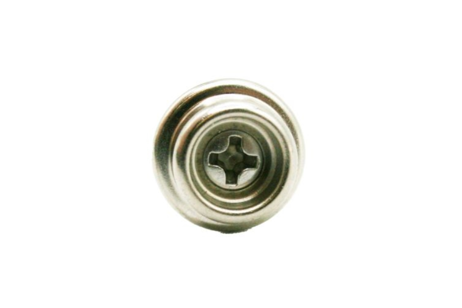 Snap Screw Stud - Stainless Steel Screw - 1' - Nickel