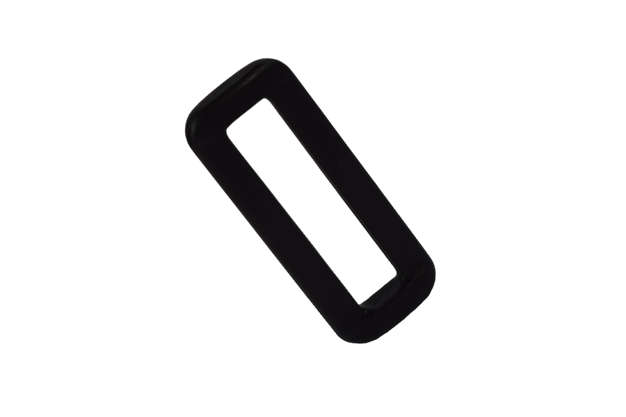 Black Plastic Upholstery Rectangle Loop