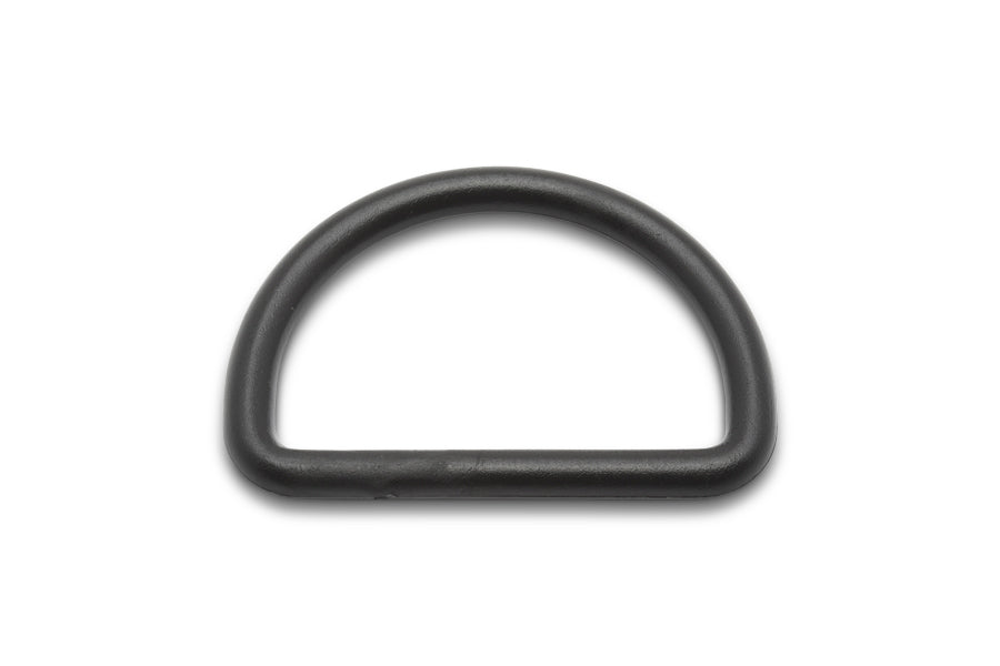 Black Plastic Upholstery D-Ring