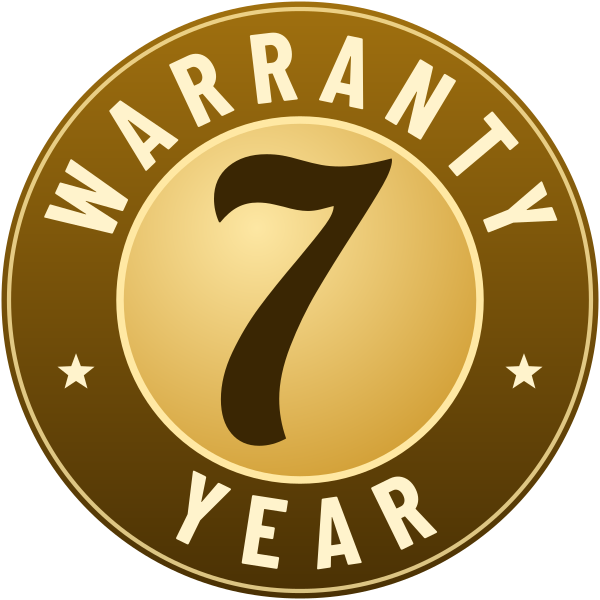 7-year limited warranty