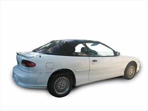 E-Z ON vendor-installed example for 1998–1999 GM Cavalier, Sunfire; example color may differ from Ford Camel/Black. Photo does not imply additional included components.
