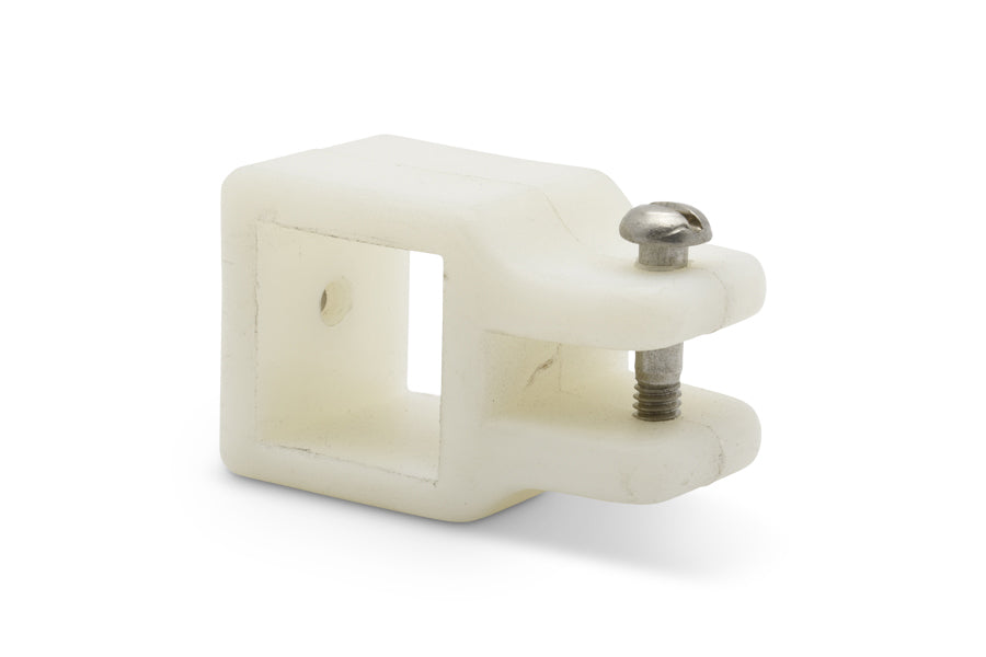 White Nylon Jaw Slide for 1" Square Tubing