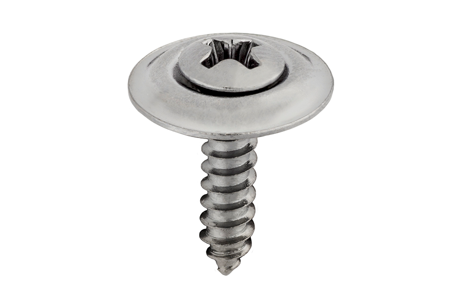 Phillips Oval Head Tapping Screws with Countersunk Washer