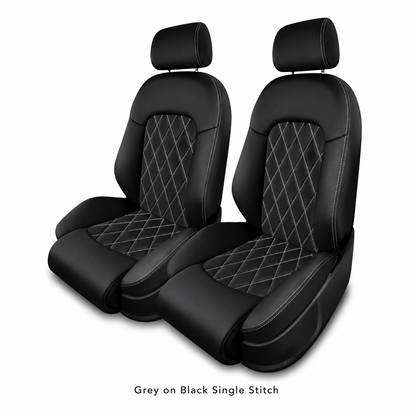 Mercedes Sprinter 1st Row Seat Back Covers - 2011-2017 Open Back Front Lean Backs