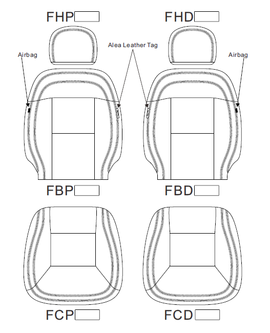 Ram Promaster Seat Covers 1st Row - 1500 / 2500 / 3500 Cargo Van 2017-2026