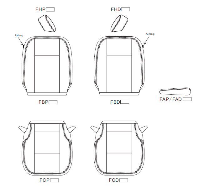 Ford Transit 1st Row Seat Covers with 1 Arm - Cargo Van / Wagon XLT / XL 2015-2026
