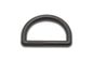 Black Plastic Upholstery D-Ring