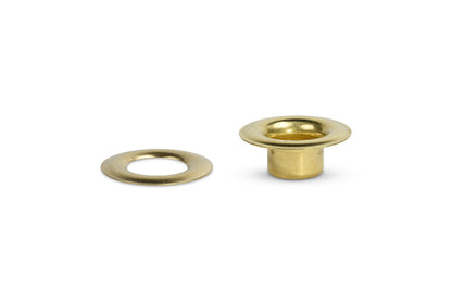 Brass Sheet Metal Grommet with Plain Washer