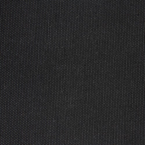 Robbins Sailcloth Vinyl surface swatch — Black; backing not shown. Not a finished product.
