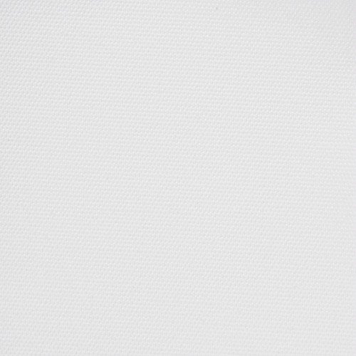 Robbins Sailcloth Vinyl surface swatch — White; backing not shown. Not a finished product.