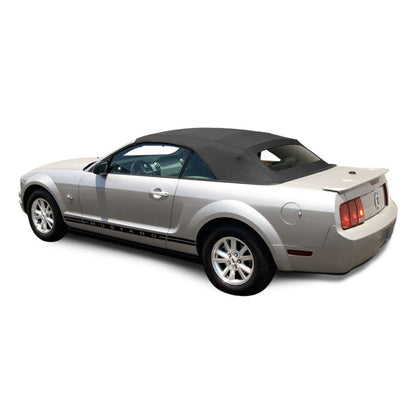 E-Z ON vendor-installed example for 2005–2014 Ford Mustang, Mustang GT, Cobra; example color may differ from Camel/Grey. Photo does not imply additional included components.