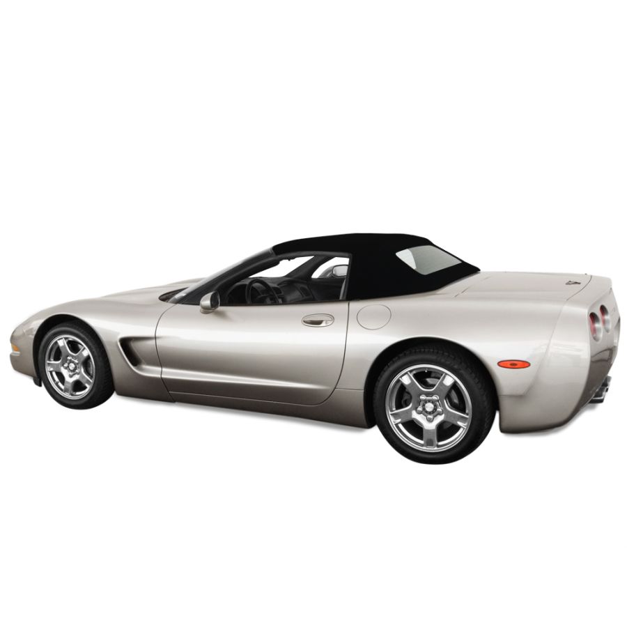 E-Z ON vendor-installed example for 1998–2004 Chevrolet Corvette C5; example color may differ from Lt Oak/Black. Photo does not imply additional included components.