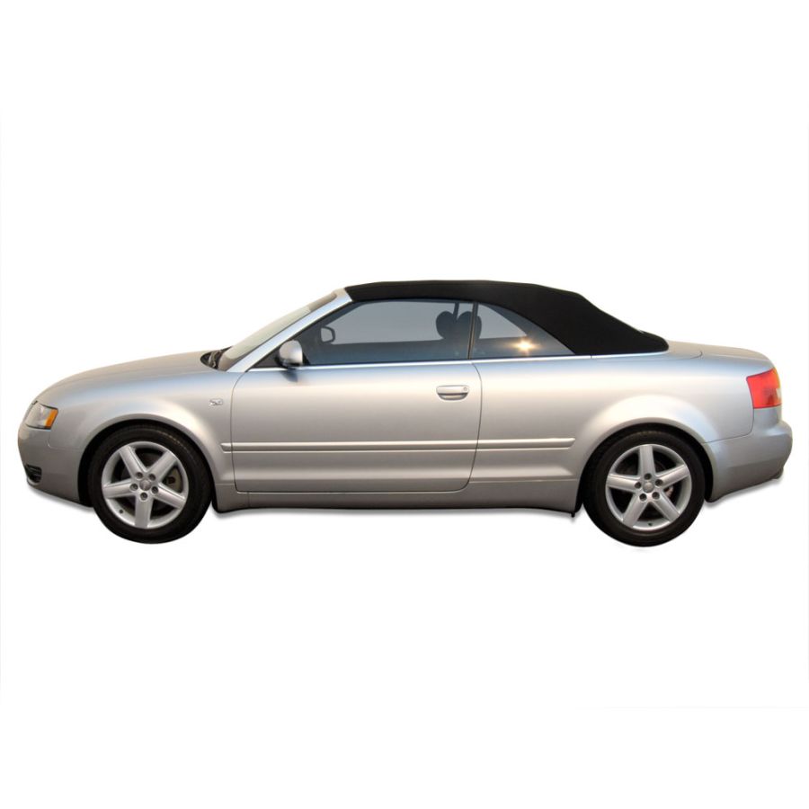 E-Z ON vendor-installed example for 2003–2009 Audi A4, S4; example color may differ from Logo Red/Black. Photo does not imply additional included components.