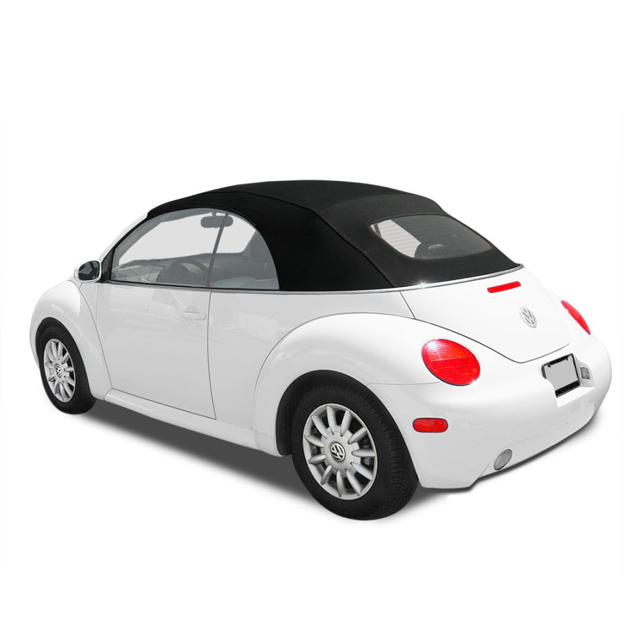 E-Z ON vendor-installed example for 2003–2010 Volkswagen Beetle; example color may differ from Oyster/Tan. Photo does not imply additional included components.