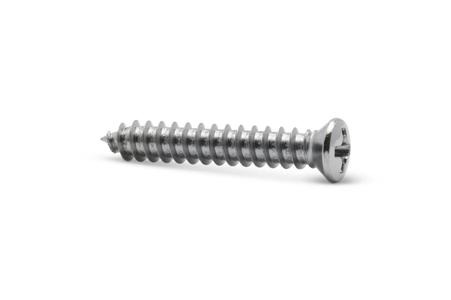 #14 X 1-1/2 Phillips Oval Head Sheet Metal Screws – Stainless Steel – Qty 25 – Star