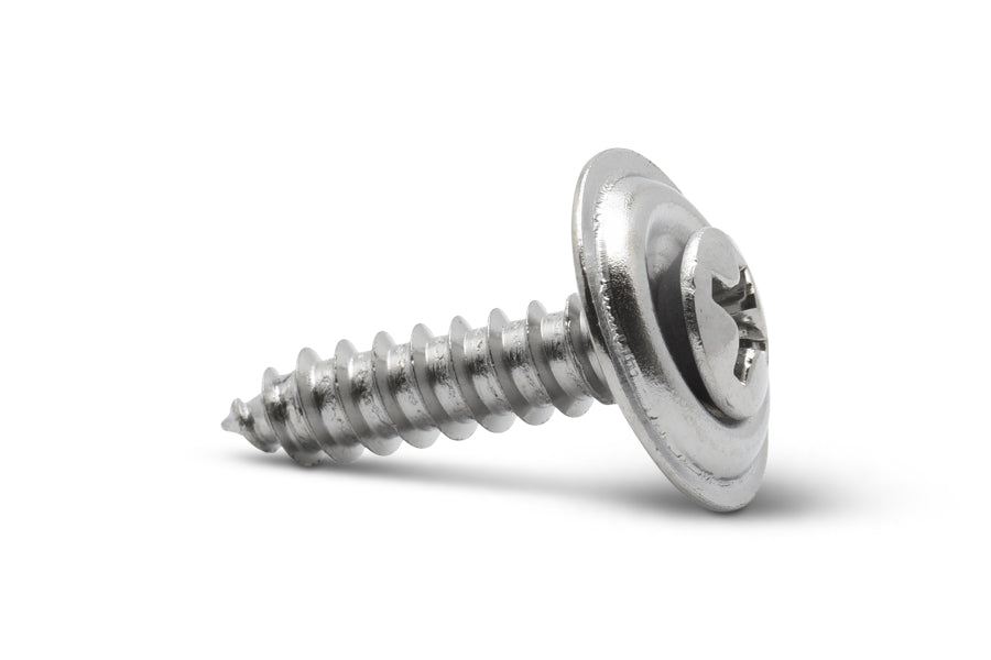 Phillips Oval Head Tapping Screws with Countersunk Washer