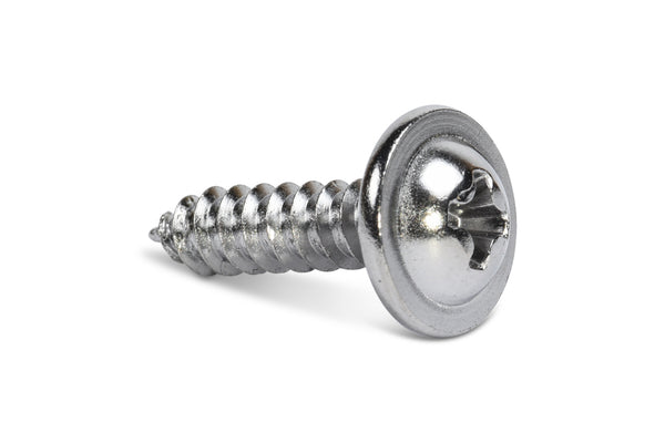 Tornillos De Acero Inoxidable 304 - #6 X 1 Pulgada, Cabeza Phillips Plana, Pack De 100 Unidades