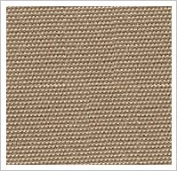 E-Z ON Stayfast material swatch — Tan/Black. Exterior material sample, not a finished top.
