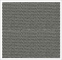 E-Z ON Stayfast material swatch — Med Grey/Black. Exterior material sample, not a finished top.