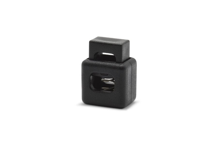 Black Plastic Square Cord Stopper