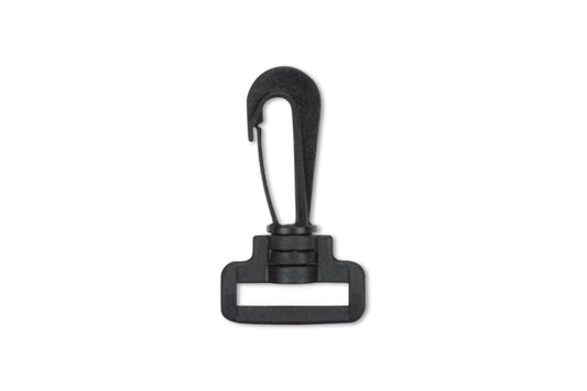 Black Plastic Swivel Snap Hook