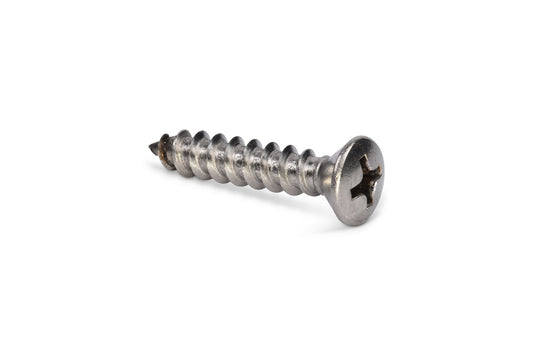 Phillips Oval Head Tapping Screw Stainless Steel